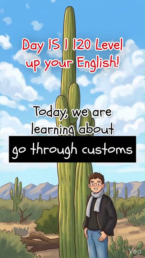 go through customs